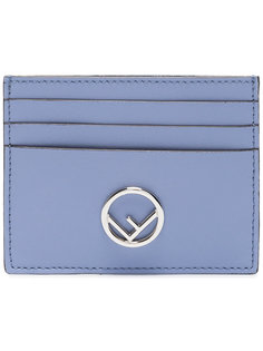 визитница с бляшкой с логотипом Fendi