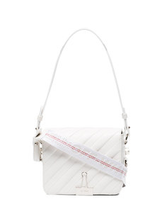 White binder clip cross body bag Off-White