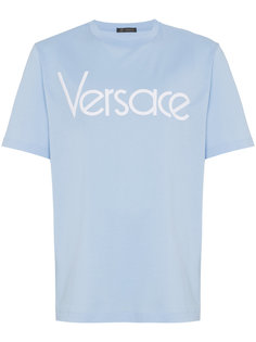 футболка с принтом логотипа Versace