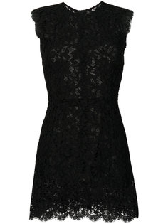 платье с цветочным кружевом  Dolce & Gabbana