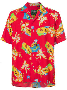 рубашка с рисунком в гавайском стиле Gitman Vintage