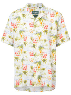 рубашка с рисунком в гавайском стиле Gitman Vintage