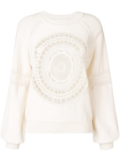 кружевной свитер  Chloé