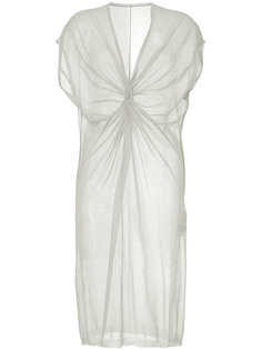 gathered front sheer dress Uma Wang