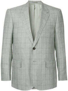 check fitted blazer Gieves & Hawkes