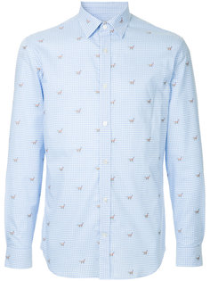 embroidered fitted shirt Gieves & Hawkes