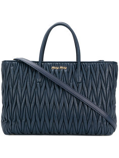 matelassé tote bag Miu Miu