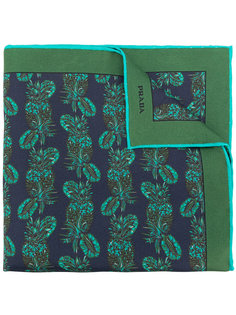 квадратный платок с принтом Prada