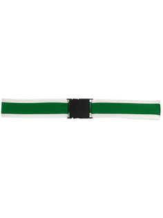 striped snap-fit buckle belt Nº21