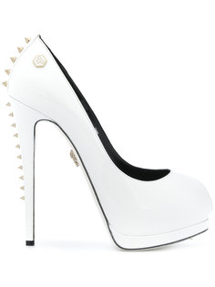 studded peep toe pumps Philipp Plein