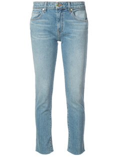 прямые укороченные джинсы Khaite