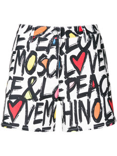 шорты с принтом логотипа Love Moschino