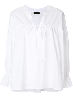 блузка с длинными рукавами со сборным дизайном Roberto Collina