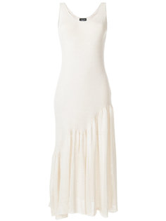 асимметричное платье в рубчик  Calvin Klein 205W39nyc