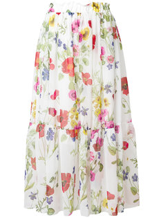 юбка с цветочным принтом  Blugirl