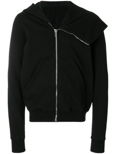 asymmetric collar hoodie Rick Owens DRKSHDW