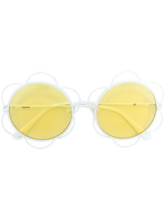 круглые солнцезащитные очки Linda Farrow