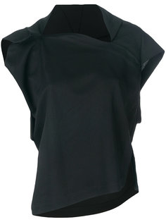 футболка с отделкой в стиле оригами  Issey Miyake