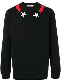 толстовка с нашивками звезд Givenchy