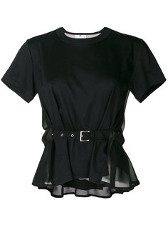 футболка с ремнем Comme Des Garçons Noir Kei Ninomiya