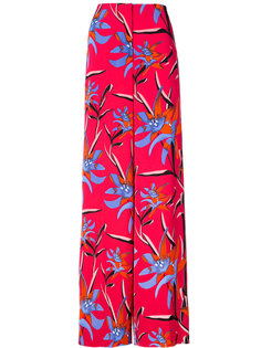 широкие брюки с цветочным рисунком Dvf Diane Von Furstenberg