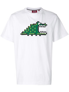 футболка с принтом Pixel Croc Mostly Heard Rarely Seen 8-Bit