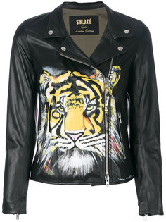 tiger patch biker jacket S.W.O.R.D 6.6.44