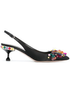 crystal-embellished pumps Miu Miu