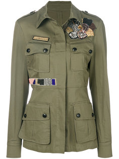embellished multi-pocket jacket History Repeats