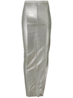 длинная асимметричная юбка  Rick Owens Lilies
