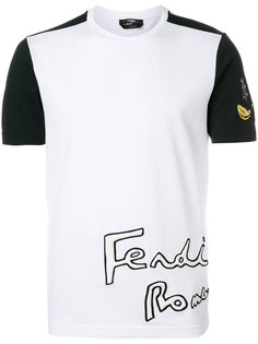 футболка с логотипом Fendi