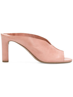 open-toe mule sandals Del Carlo
