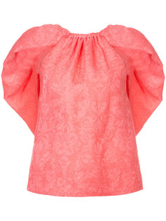 блузка с оборкой в форме кейпа Rosie Assoulin