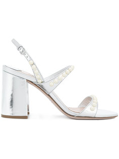 faux-pearl embellished sandals Miu Miu