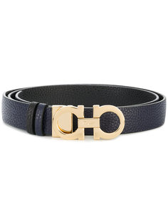 double Gancini buckle belt Salvatore Ferragamo