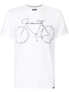 футболка с принтом велосипеда  Woolrich