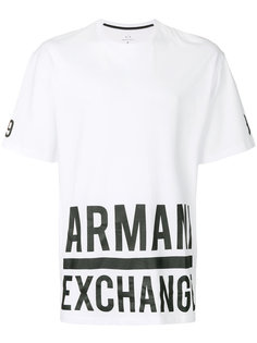 футболка с логотипом  Armani Exchange