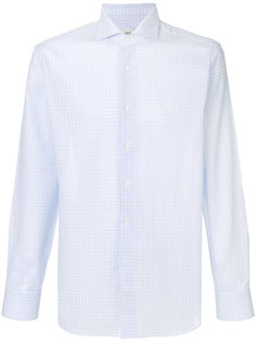 windowpane check shirt Alessandro Gherardi