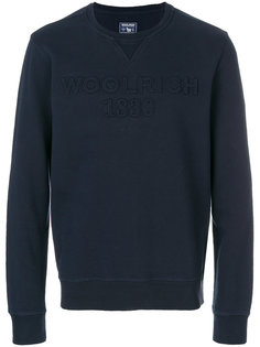 джемпер с тисненым логотипом Woolrich