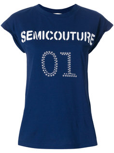 logo T-shirt Semicouture
