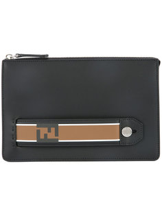 FF-logo clutch bag Fendi