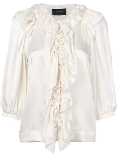 блузка на пуговицах с оборкой  Simone Rocha