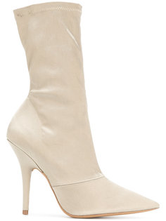 satin ankle boots  Yeezy