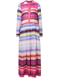 длинное полосатое платье-рубашка Michel Klein
