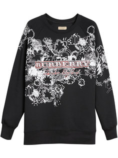 трикотажная толстовка с принтом  Burberry