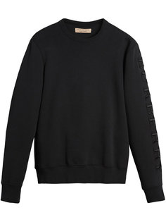 толстовка с вышивкой на рукавах  Burberry