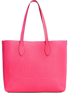 logo embossed tote Burberry