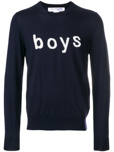 джемпер с вышивкой логотипа Comme Des Garçons Shirt Boys
