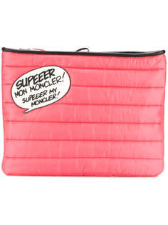 speech bubble quilted clutch Moncler