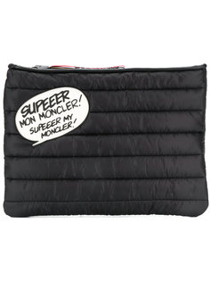 speech bubble quilted clutch Moncler